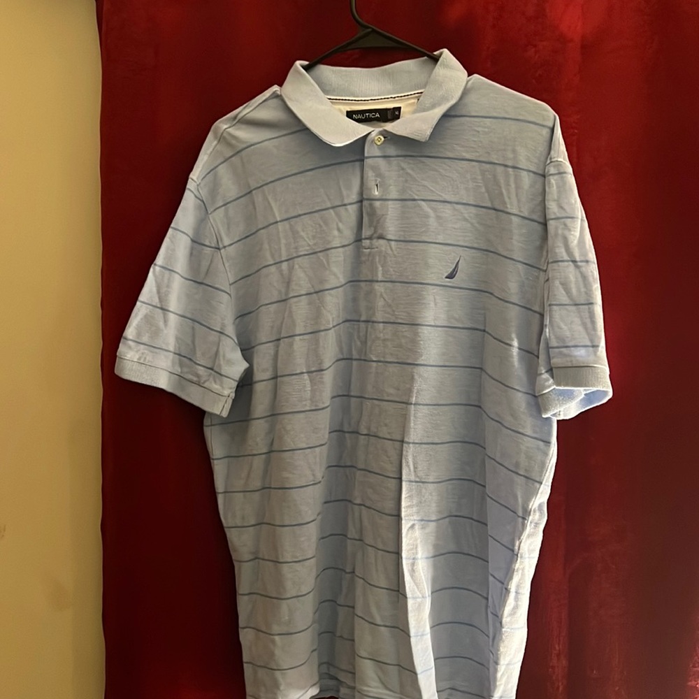Carolina blue Nautica shirt extra-large for men